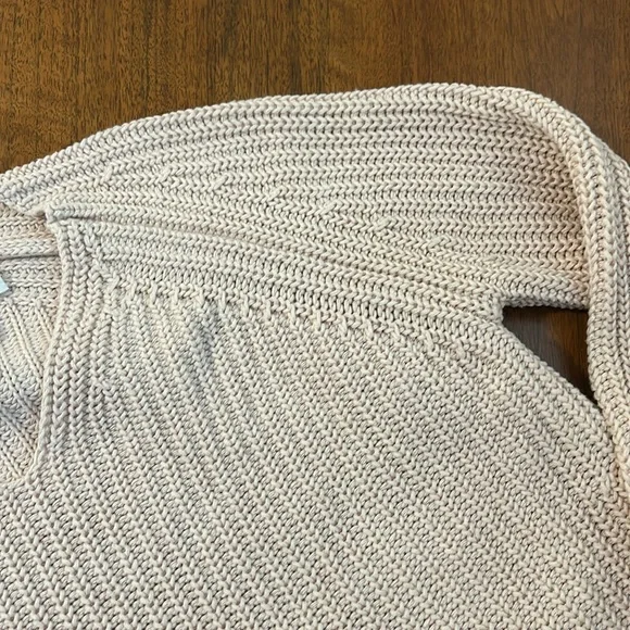 APiece Apart New York Cable Detail Cashmere/Cotton Blend Sweater - Picture 6 of 6